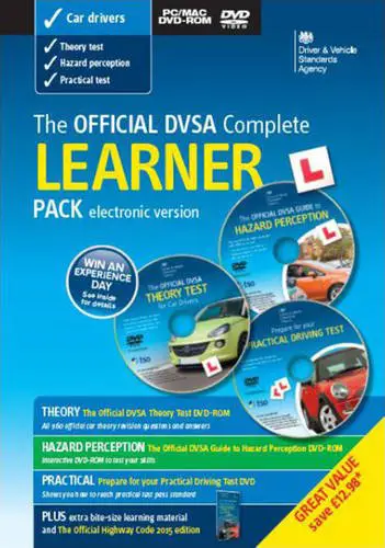 Official DVSA Complete Learner Pack DVD Learner Driver