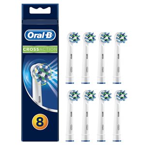 Oral-B CrossAction Toothbrush Heads Pack of 8 Replacement Refills prime products hub. 10 best dental and health products at low cost