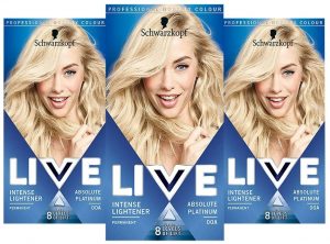 Hair Care and Beauty Products.. Schwarzkopf Live Intense Blonde Lightener prime products hub