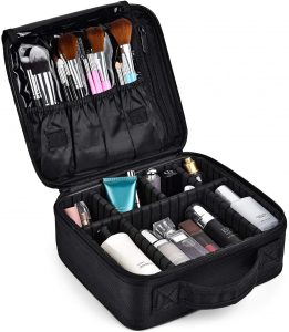 Travel Makeup Case Professional Cosmetic Train Cases prime products hub