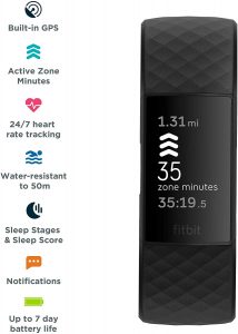 Charge 4 Advanced Fitness Tracker with GPS