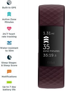 Fitbit Charge 4 Advanced Fitness Tracker with GPS